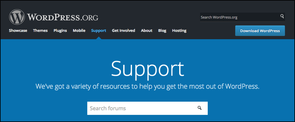 WordPress.org support