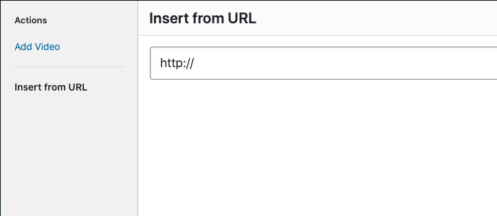 Insert from URL